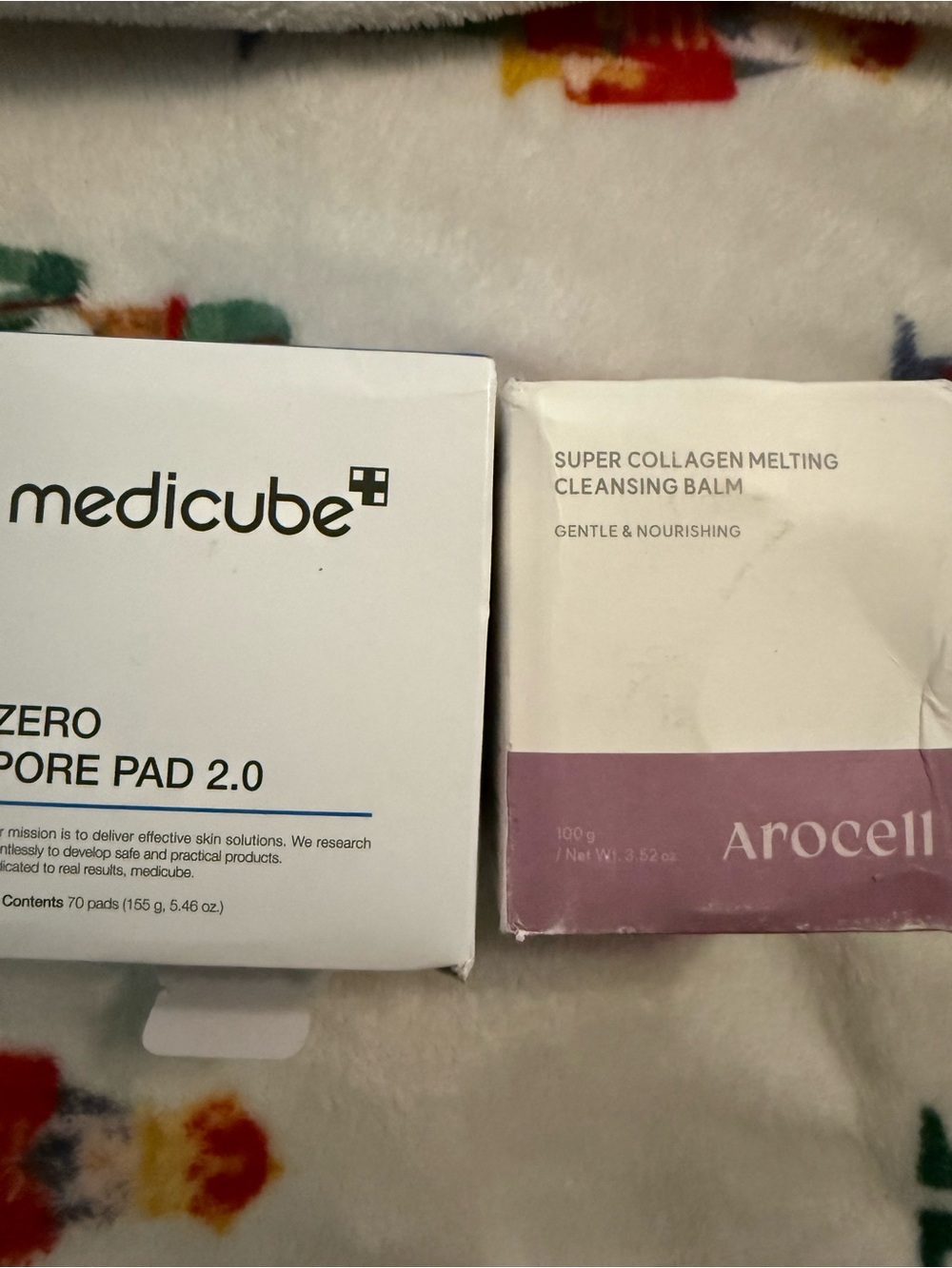 arocell Super Collagen  Cleansing Balm medicine zero pore pad new damaged boxes